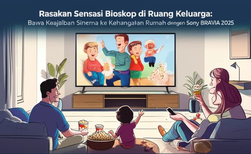 Rasakan Sensasi Bioskop di Ruang Keluarga: **Bawa Keajaiban Sinema ke Kehangatan Rumah** dengan Sony BRAVIA 2025