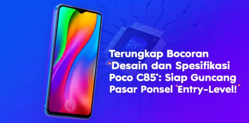 Terungkap Bocoran **Desain dan Spesifikasi Poco C85**: Siap Guncang Pasar Ponsel *Entry-Level*!