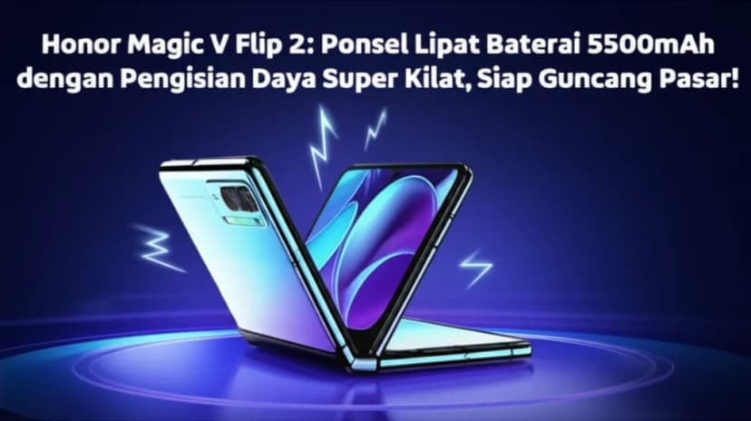 Honor Magic V Flip 2: Ponsel Lipat Baterai 5500mAh dengan Pengisian Daya Super Kilat, Siap Guncang Pasar!