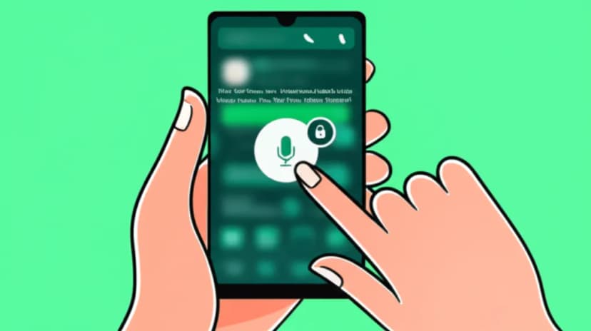 Cara Kirim Pesan Suara WhatsApp Lebih Praktis: Cukup Geser, Tak Perlu Tahan Tombol!