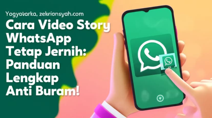 Cara Video Story WhatsApp Pecah Tetap Jernih: Panduan Lengkap Anti Buram!