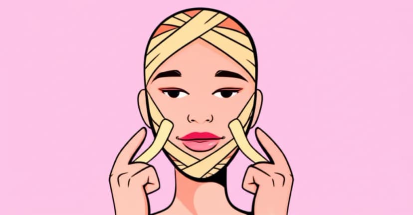 Face Wrapping Viral TikTok: Benarkah Bikin Wajah Tirus Permanen atau Sekadar Ilusi Kecantikan Sesaat?