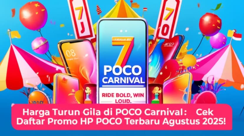 Harga Turun Gila di POCO Carnival: Cek Daftar Promo HP POCO Terbaru Agustus 2025!