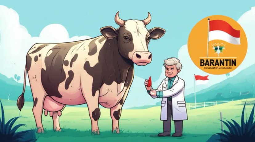 Barantin Uji Sampel Darah Sapi: Jaga Kesehatan Ternak, Lindungi Ekonomi Nasional!