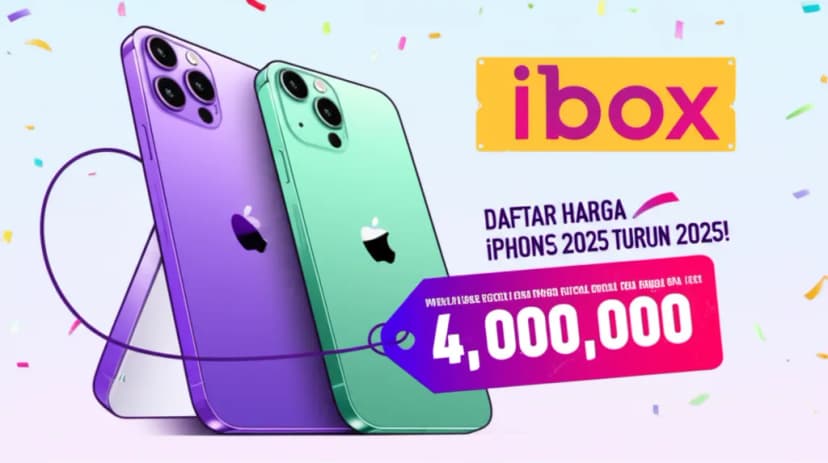Daftar Harga iPhone Agustus 2025 Turun Drastis! Ada Promo Spesial iBox Hingga Rp4 Juta!