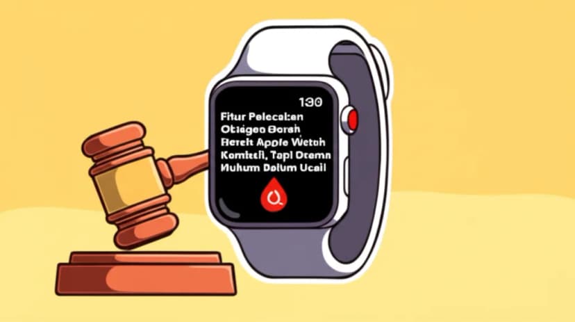 Fitur Pelacakan Oksigen Darah Apple Watch Kembali, Tapi Drama Hukum Belum Usai!