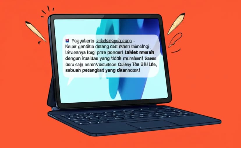 Samsung Galaxy Tab S10 Lite Rilis: Tablet Murah Rasa Premium Siap Guncang Pasar Indonesia!
