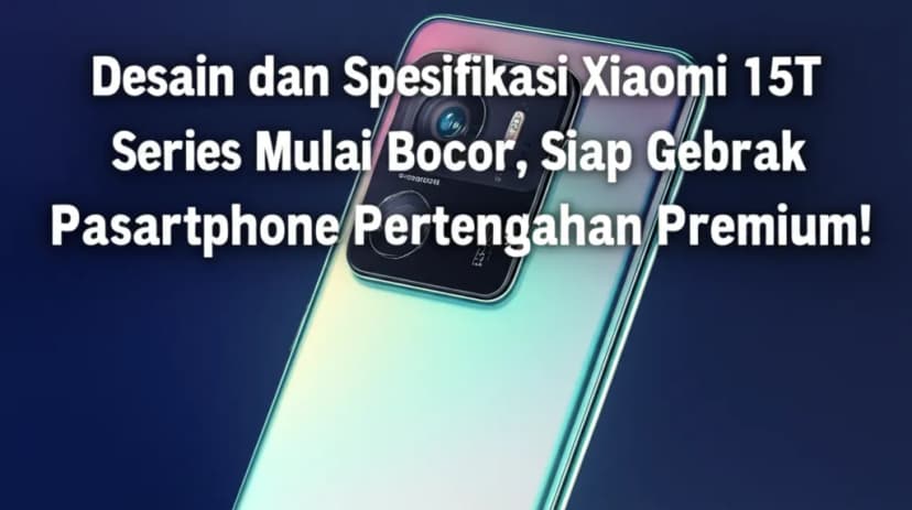 Desain dan Spesifikasi Xiaomi 15T Series Mulai Bocor, Siap Gebrak Pasar Smartphone Pertengahan Premium!