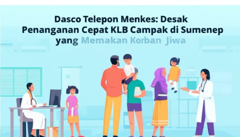 **Dasco Telepon Menkes: Desak Penanganan Cepat KLB Campak di Sumenep yang Memakan Korban Jiwa**