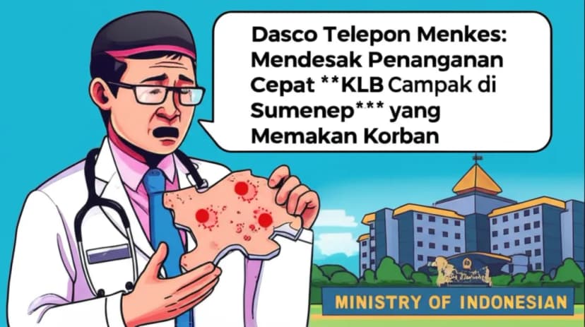Dasco Telepon Menkes: Mendesak Penanganan Cepat **KLB Campak di Sumenep** yang Memakan Korban