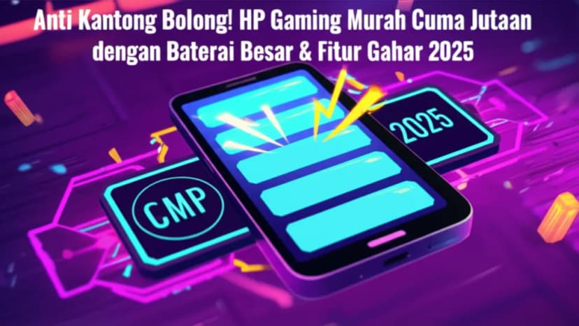 Anti Kantong Bolong! HP Gaming Murah Cuma Jutaan dengan Baterai Besar &#038; Fitur Gahar 2025