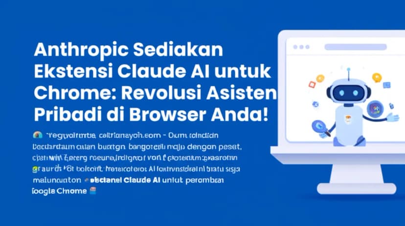 Anthropic Sediakan Ekstensi Claude AI untuk Chrome: Revolusi Asisten Pribadi di Browser Anda!