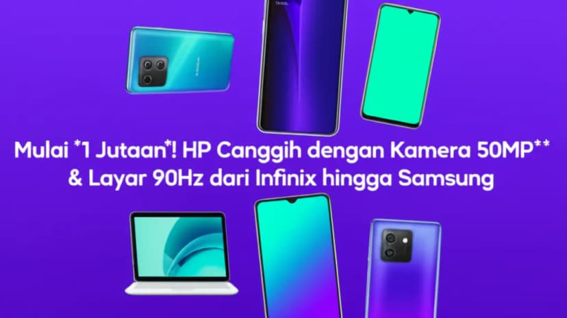 Mulai **1 Jutaan**! HP Canggih dengan **Kamera 50MP** &#038; **Layar 90Hz** dari **Infinix** hingga **Samsung**