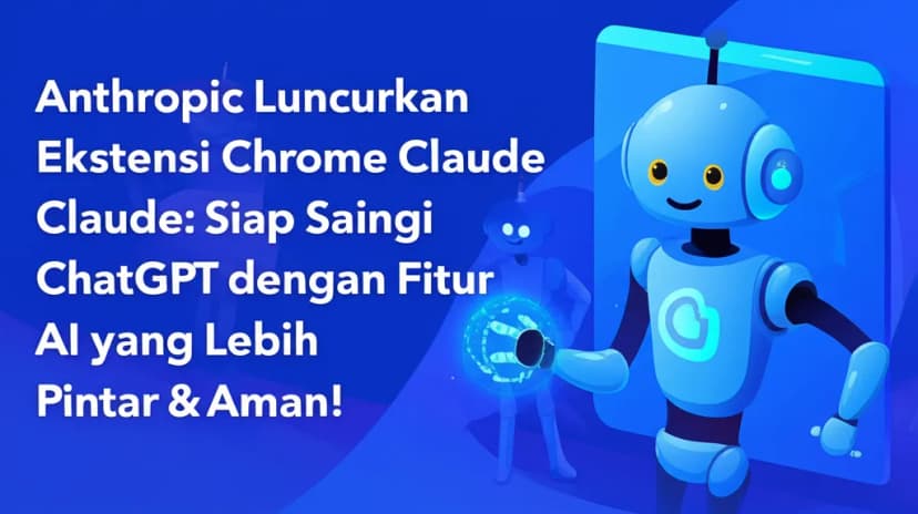 Anthropic Luncurkan Ekstensi Chrome Claude: Siap Saingi ChatGPT dengan Fitur AI yang Lebih Pintar &#038; Aman!