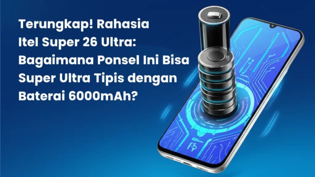 Terungkap! Rahasia **Itel Super 26 Ultra: Bagaimana Ponsel Ini Bisa Super Ultra Tipis dengan Baterai 6000mAh?**