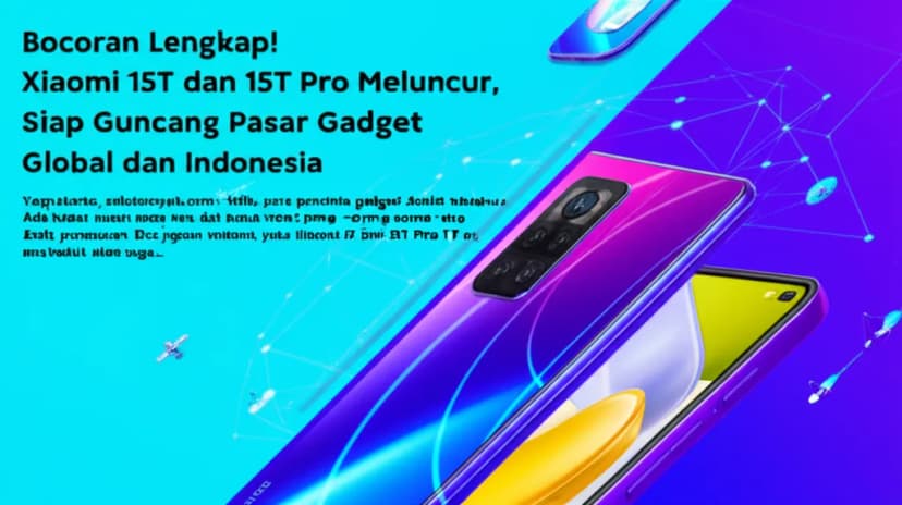 Bocoran Lengkap! **Xiaomi 15T dan 15T Pro Meluncur**, Siap Guncang Pasar Gadget Global dan Indonesia