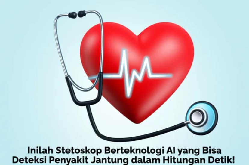 Inilah **Stetoskop Berteknologi AI** yang Bisa **Deteksi Penyakit Jantung** dalam Hitungan Detik!