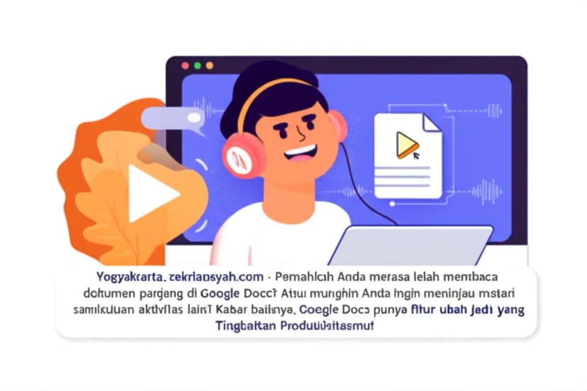 Cara Mudah Mendengarkan Dokumen Google Docs: Ubah Teks Jadi Audio dan Tingkatkan Produktivitasmu!