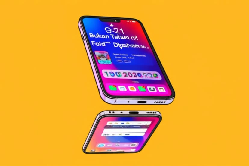Bukan Tahun Ini! **iPhone Fold** Dipastikan Meluncur pada **2026**, Siap Guncang Pasar Ponsel Lipat