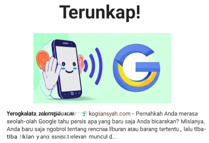 Terungkap! **Cara Setop Google &#8216;Nguping&#8217; Obrolan Pribadi Anda, Segera Lakukan Langkah Ini!**
