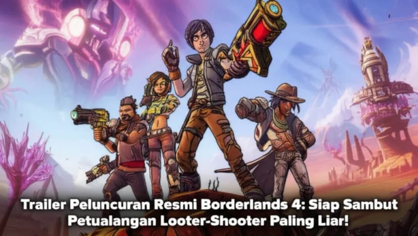 Trailer Peluncuran Resmi Borderlands 4: Siap Sambut Petualangan Looter-Shooter Paling Liar!