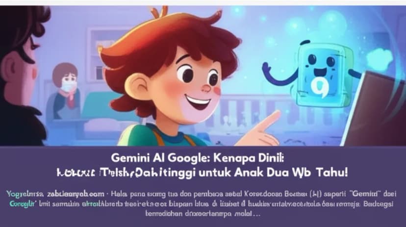 Gemini AI Google: Kenapa Dinilai Berisiko Tinggi untuk Anak dan Remaja? Orang Tua Wajib Tahu!